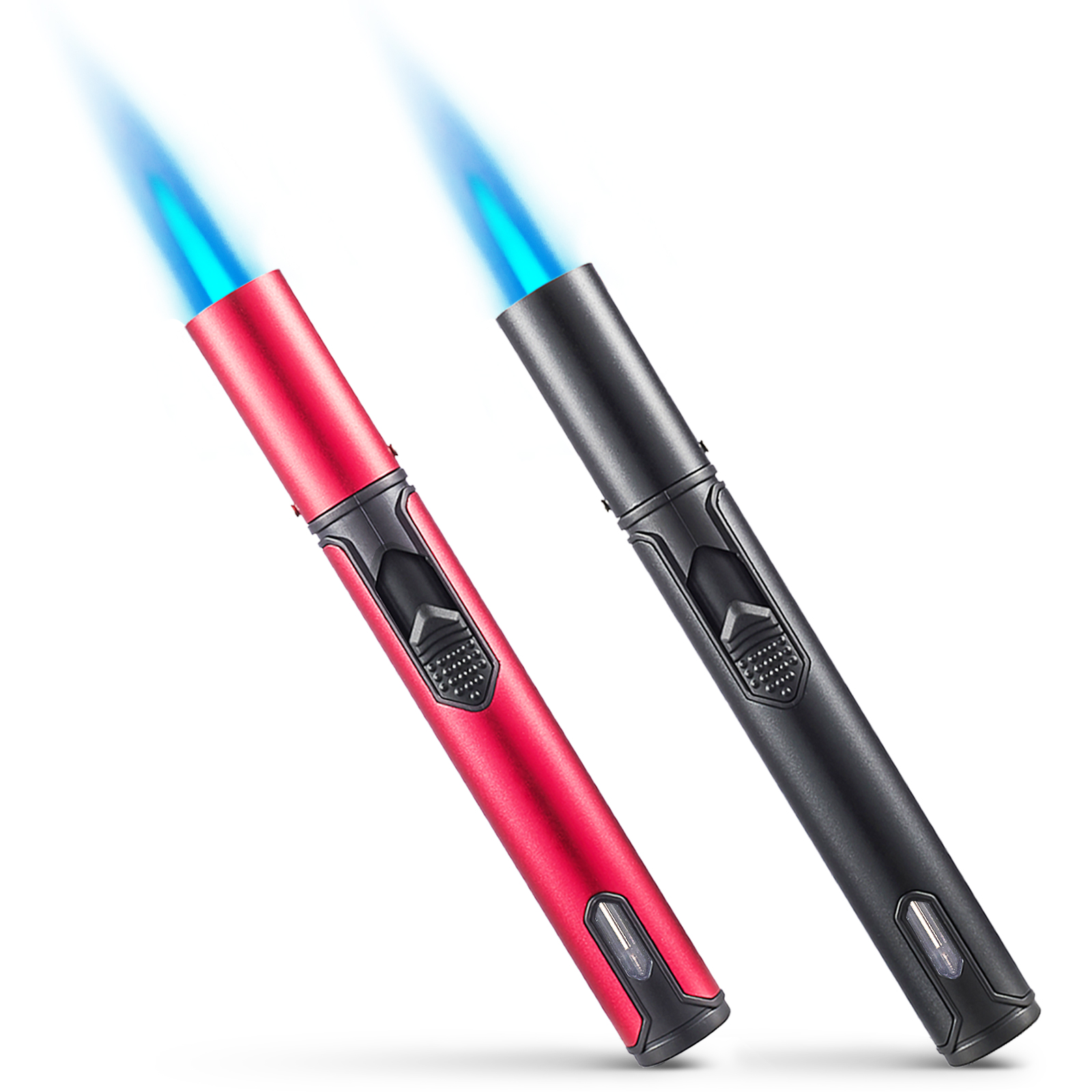 Urgrette 2 Pack Torch Lighters-753（Red+black）